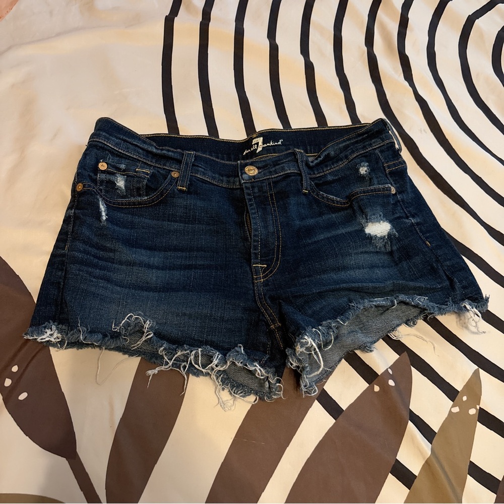 7 For All Mankind Jean Shorts